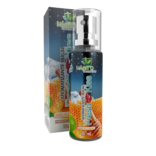 Aromatizante Bucal Fresh Kiss Mel e Limão 15mL