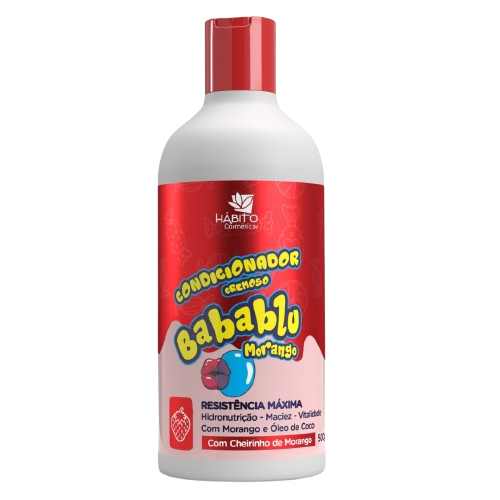 Condicionador Cremoso Babablu Morango 500g