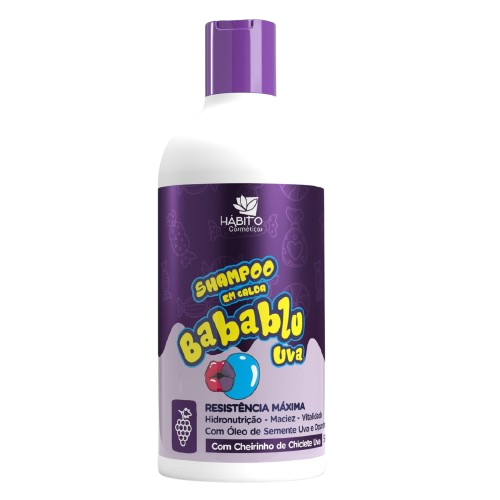 Shampoo em Calda Babablu Uva 500mL