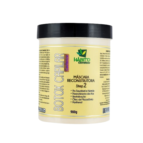 Máscara Reconstrutora Botox Capilar 980g