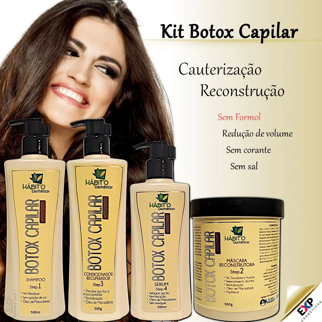 Kit Botox Capilar