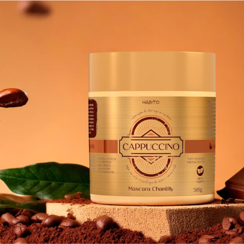 Máscara Chantilly Cappuccino Super Foods 500g